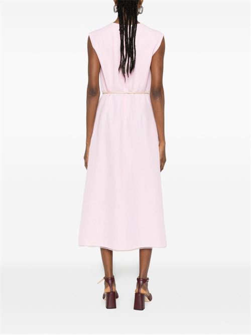 Abito donna rosa con scollo a V Fabiana Filippi | ABD276F620M1482202